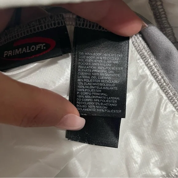 The North Face Flight Series Primaloft Women's Gray White Jacket XL Lightweight - Picture 5 of 8